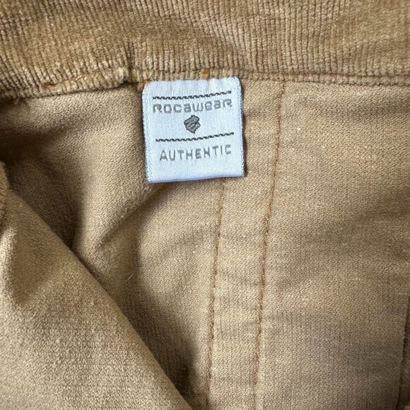 Y2K Rocawear Corduroy Pleated Mini Skirt – Light Brown & Pink (XS-S) - Picture 8 of 8